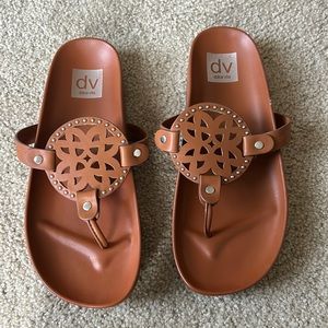 Dolce Vita saddle brown sandals size 7 comfort cushion